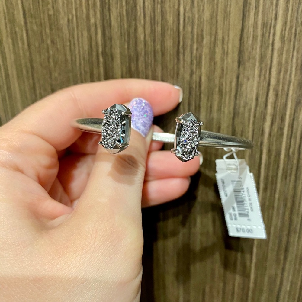 [SOLD] Kendra Scott Edie Bracelet Platinum Drusy